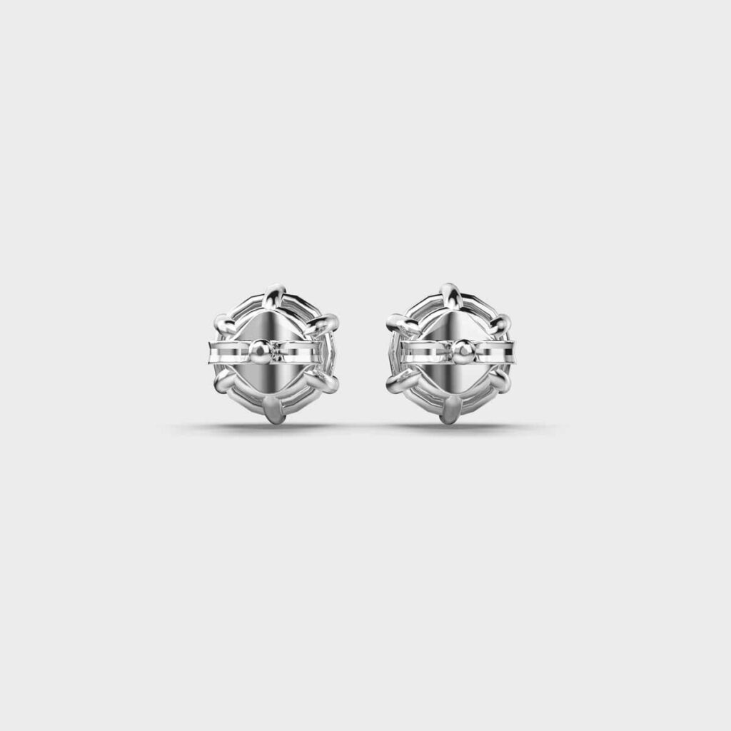 2.4 Carat Classic Solitaire Lab-Grown Diamond Stud Earrings