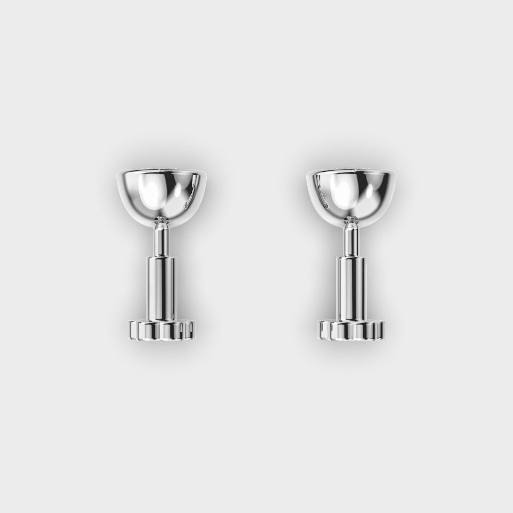 0.34 Carat Round Lab-Grown Diamond Earrings