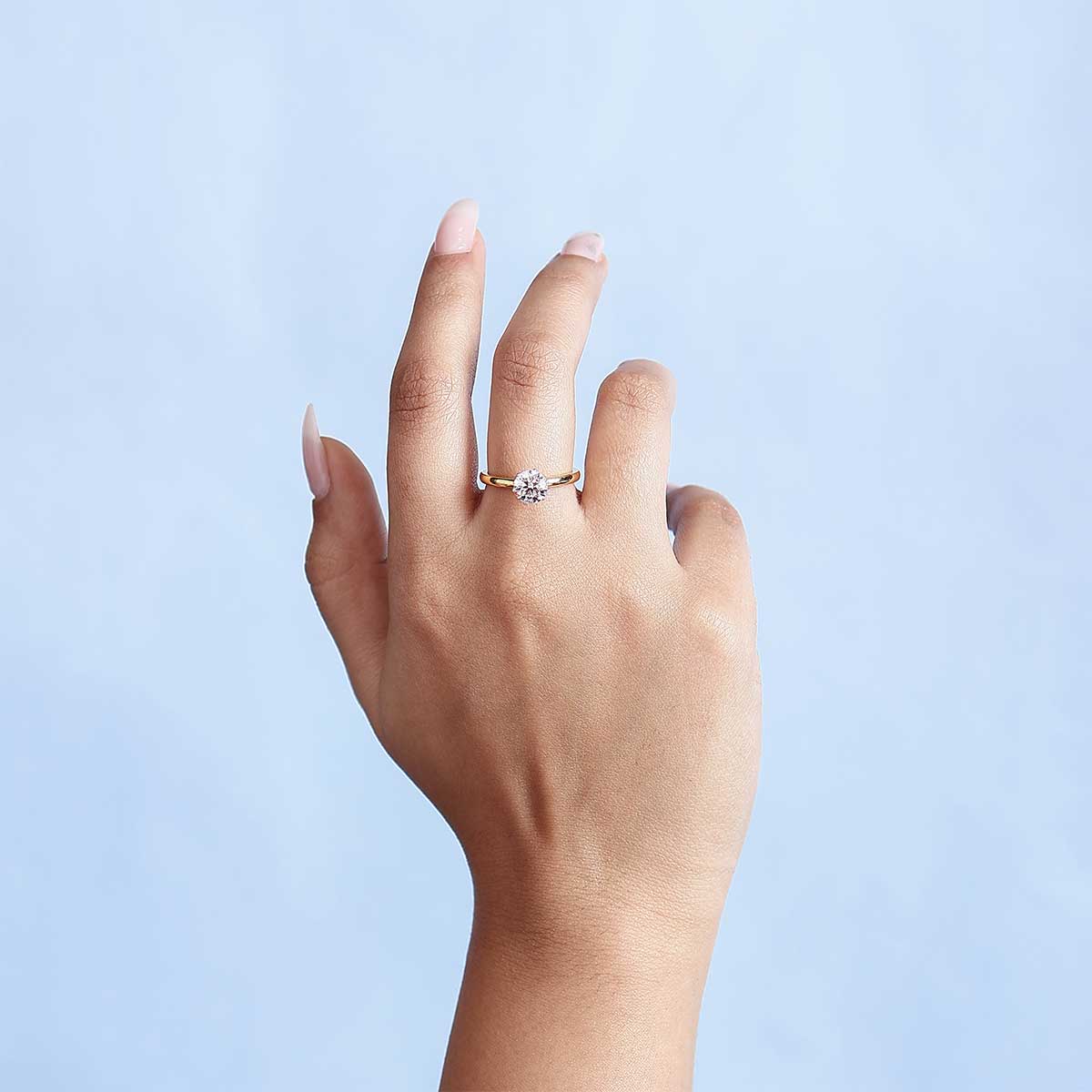 1.5 Carat Classic Round Solitaire Lab-Grown Diamond Ring