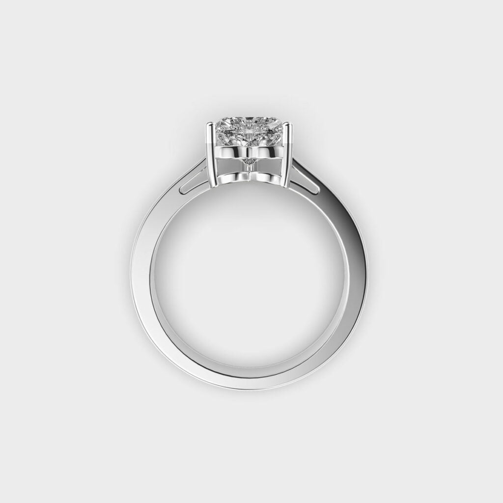1 Carat Heart Solitaire Lab-Grown Diamond Ring