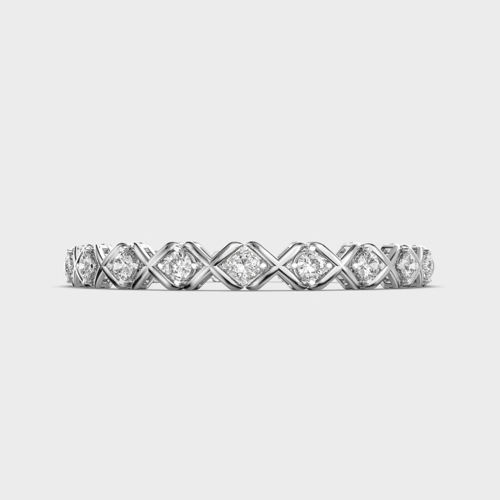 2.75 Carat Cross and Nought Lab-Grown Diamond Bracelet